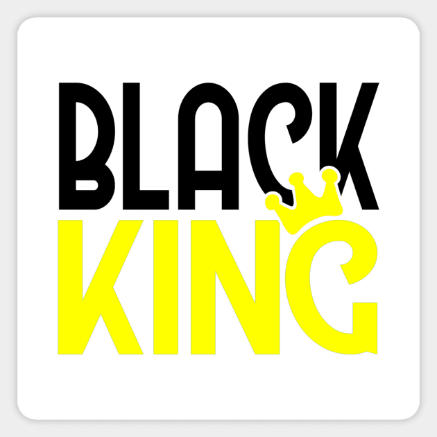 Black King Sticker by My Tribe Apparel